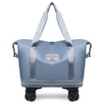 thumbnail image 1 of Large Capacity Travel Bag with Wheels, Universal Wheel Removable, Expandable Foldable Duffle Bag, 1 of 7