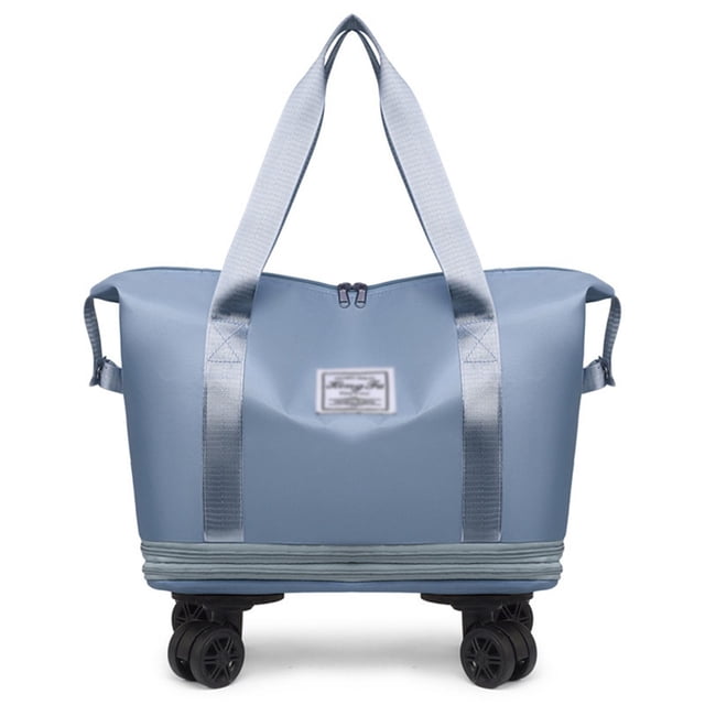 Large Capacity Travel Bag with Wheels, Universal Wheel Removable, Expandable Foldable Duffle Bag