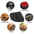 thumbnail image 5 of Funda para motocicleta, resistente, impermeable, para exteriores e interiores, con tiras reflectantes para Harley Davidson, Honda, Suzuki, Kawasaki y Yamaha, 5 of 5