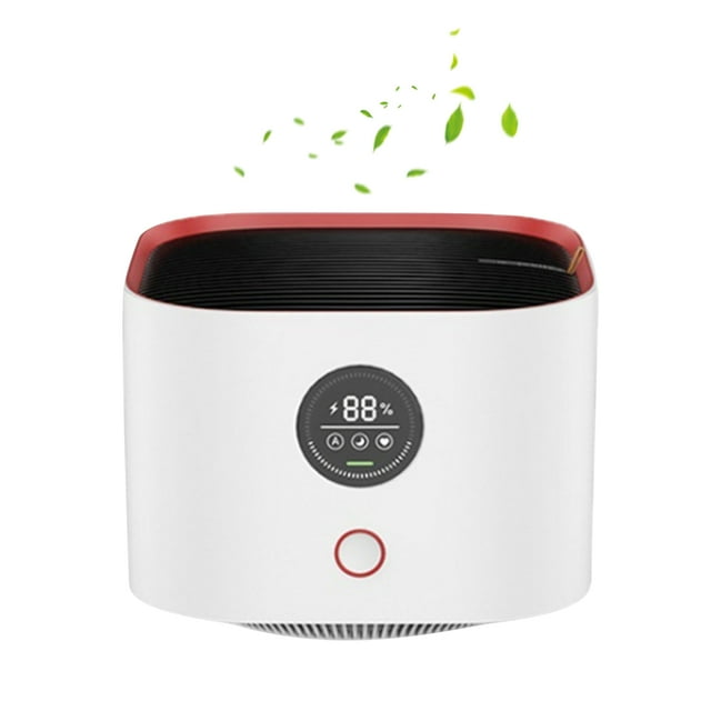 Desktop Air Purifier with High Efficiency Filter Portable Air Purifier 3 Modes USB Bedroom Air Cleaner for Home Office Allergies Dust Smoke Hair Odors