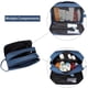thumbnail image 3 of Bolsa de lavado portátil con separación de ropa seca y húmeda, bolsa de almacenamiento de viaje con estante de gran capacidad, 3 of 5