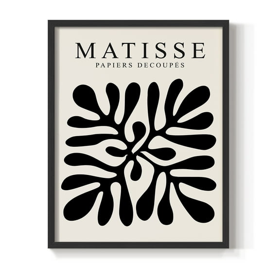 Matisse CXLIII Framed Print in Black Solid Wood 8 x 10 Framed Print