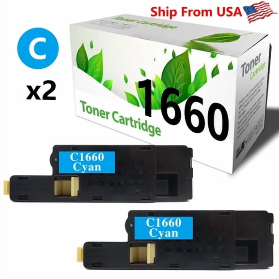 RHEA- (2-Pack,Cyan) Compatible 1660W Toner Cartridge Replacement For C1660Cnw Printer