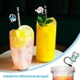thumbnail image 6 of Raindrops 10Pcs Silicone Cow Straw Covers Safe Reusable Multi Color Straw Stoppers, 6 of 7