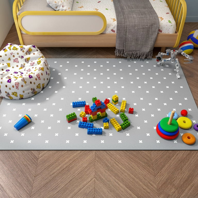 Non-Toxic Foam Puzzle Floor Mat, Comfortable, Extra Thick, Cushiony  Exercise and Play Mat for Toddlers, Kids & Adults, 16 Tiles (12x12), Warm