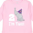 thumbnail image 4 of Inktastic Happy 2nd Birthday Zoo Elephant Boys or Girls Long Sleeve Toddler T-Shirt, 4 of 5