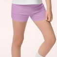 thumbnail image 3 of Jalioing Kids Summer Shorts Cotton Biker Shorts for Girls Solid Color Elastic Waist Casual Athletic Shorts, 3 of 5