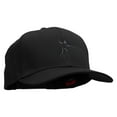 thumbnail image 5 of Dashing Fencer Embroidered Cotton Twill Pro Style Cap - Black OSFM, 5 of 5