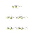 thumbnail image 3 of ZheElen Punk Rock Fashion-Proof pour Hommes et Femmes Lunettes de Protection Rondes UV400 C10 5Set, 3 of 6