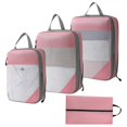 thumbnail image 1 of 4pcs/set Compression Packing Cubes Expandable Storage Travel Luggage Bags Organizer, 1 of 5