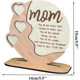 thumbnail image 2 of Placa de madera en forma de corazón para madre, regalo para el día de la madre, regalo personalizado para mamá en su cumpleaños, decoración, 2 of 6