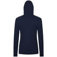 thumbnail image 3 of Women's Levelwear Navy Nashville Predators Raven Insignia Core Quarter-Zip Jacket, 3 of 3