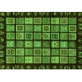 thumbnail image 1 of Ahgly Company Indoor Rectangle Abstract Green Modern Area Rugs, 8' x 12', 1 of 4