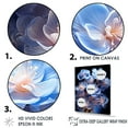 thumbnail image 3 of Designart "Wonders Of Pansies In Midnight Indigo I" Pansies Floater Framed Wall Art Prints, 3 of 5