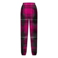 thumbnail image 4 of WXLWZYWL Women Merry Christmas Sweatpants Drawstring Jogger Snowflake Fun Print Elastic Waist Casual Trousers Warm Comfy Pants with Pockets, 4 of 5