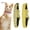 Gold, variant on CHBORLESS 2 Pcs PU Leather Cat Collar Shiny Diamond Adjustable Kitten Collar,Gold,Medium