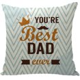 thumbnail image 1 of Up to 65% Off SMihono Father's Day Pillowcase Cartoon Style Linen Digital Printing Pillowcase, 1 of 1