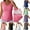 Hot Pink, variant on GERsome Tank Tops for Women Camisole with Built in Bra Yoga Athletic Workout Tops Sleeveless Loose Fit Muscle Shirts Activewear S-2XL