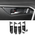 thumbnail image 3 of Pegatinas embellecedoras de cubierta de marco de cuenco para manija de puerta interior de coche, accesorios híbridos para Toyota RAV4 2019 2020 2021 2022 2023 2024 RAV 4 XA50, 3 of 5