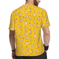 thumbnail image 2 of Wukai Funny Chicken Print Men's Short-Sleeved Mesh T-Shirt,Quick-Dry Short Sleeve Workout T-Shirt-Small, 2 of 8