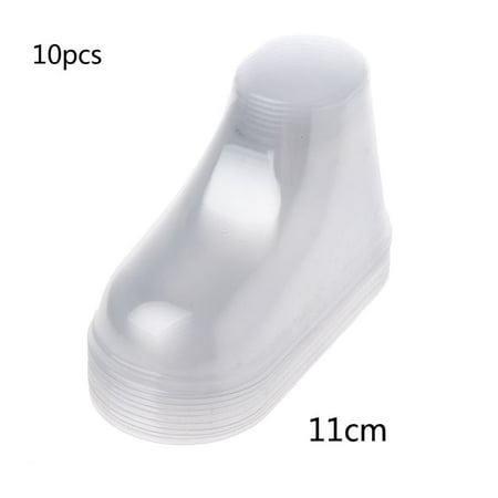 

10x Feet Display Baby Booties Shoes Sock Etc Exclusive Shoe Trees Baby Shoe Showcase Clear Plastic 8/9/10.5/11/12cm
