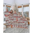 thumbnail image 1 of Parent-child Christmas Pajamas Two-piece Set Tops Pants Family Pyjamas, 1 of 3