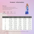 thumbnail image 7 of iixpin Womens 70s 80s Jumpsuit Shiny Sequins Disco Bell Bottom Bodysuits Singer Performance Dance Outfits Blue L, 7 of 7