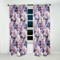 thumbnail image 2 of Designart "Chrysanthemum Bloom Spectacle I" Floral Blackout Curtain Panels, 2 of 4