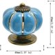 thumbnail image 2 of Pomos para puerta/cajón con forma de calabaza, juego de 8, azul, 2 of 5