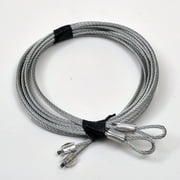Amarr Garage Door Torsion Spring Cables, Garage Door Opener, 1/8 Thick, 7 Stranded, 2 Piece Pack
