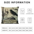thumbnail image 5 of BANET Halloween Throw Pillow Covers Skull Decorative Cushion Couch Cover Pumpkin Pillowcase Short Plush Cushion Case for Living Room Outdoor 12x12in, 5 of 5