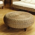 thumbnail image 3 of Padma's Plantation Tropical Wood Ottoman in Natural, 3 of 3