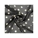 thumbnail image 4 of INSPIRAR CHIC Mujeres Pañuelo Vintage de Lunares de los Años 50, Pañuelo Cuadrado de Satén Sedoso Retro de los 50, Bandanas para la Cabeza 70x70cm Negro, 4 of 6