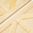thumbnail image 6 of Swinging Door, Coffee Two-Way Double with Hinges Pine Saloon Doors Interior Door for Doorway Partition Door (31.5" * 35.43" Log Color), 6 of 8
