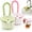 Green + Pink, variant on Hanging Sink Drain Basket for Kitchen, Multifunctional Hanging Sink Strainer Basket with Press-to-Dump Bottom, Adjustable Faucet Sink Drain Basket for Food Scraps, Noodles & Vegetables (Brown)