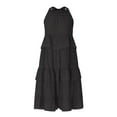thumbnail image 6 of IROINNID Women's Sleeveless Peplum Dress Fashion Summer Casual Camis Bandage Vest Mini Dress Round Neckline Knee-Length Women Dress, 6 of 9
