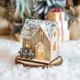 Luckky Christmas Wood Village LED Luminous House, Christmas Wooden