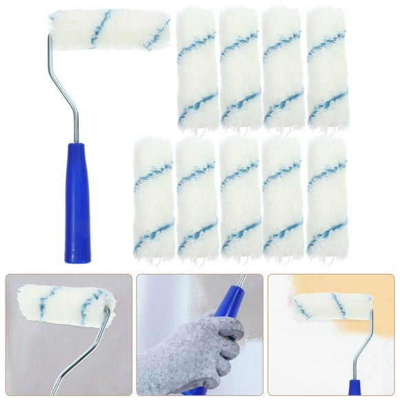 Phenofice 1 Set of Paint Roller Covers for Brush Cotton for Wall Painting