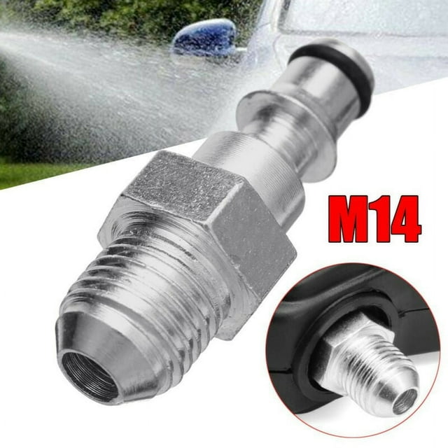 Pressure Washer Coupler High Pressure Car Washer Hose Connector Converter M22 M14 Thread for Lavor Quick Connect Fittings M14 Nose Adapter