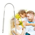 thumbnail image 3 of AMERTEER Stainless Steel Tongue Scraper Cleaner Fresh Breath Hygiene Care Cleaning Tool, 3 of 9