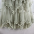 thumbnail image 4 of Blmnix Skirts for Women Trendy Asymmetrical Tulle Skirt Flowy Skirt Skirts Green Long Skirt Slip Skirt for Women,Free Size, 4 of 5