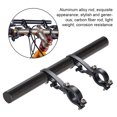 thumbnail image 1 of Bicycle Handlebar Extender 25cm Bike Bracket Bicycle Speedometer Extension Double Clamps Speedometer Bracket Holder, Carbon, 1 of 9