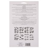 2.7" Wedding Alphabet Font Stencils by Craft Smart® - 45 designs ...