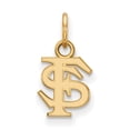 thumbnail image 1 of Solid 14k Yellow Gold Official Florida State University Extra Small Tiny Pendant Charm - 15mm x 8mm, 1 of 3