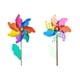 thumbnail image 3 of Tholdsy Molino de viento al aire libre Patio Parque Paisaje Playa Césped Viento Spinner DIY Ornamento Artesanía colorida Barra de madera Juegos de césped Puntos de 18CM, 3 of 6