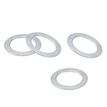 

4 Pieces Lightweight/ Durable Stainless Flat Washer Road Mountain Bike Cycling Spacer Flat Washer