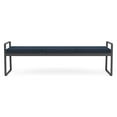thumbnail image 4 of Gansett Reception Waiting Room Steel 3-Seat Bench / Charcoal Steel / Blue, 4 of 5