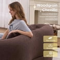 thumbnail image 3 of Timbernest 70" Boneless Couch, Convertible Sofa Bed, Fold Out Sleeper Loveseat, Brown, 3 of 11