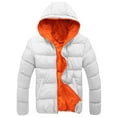 thumbnail image 3 of Chiccall Mens Lightweight Puffer Jackets Winter Warm Colorblock Hooded Full Zip Puffy Jacket with Pockets, 3 of 4