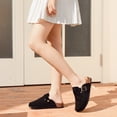 thumbnail image 6 of Lezzglt Kids Suede Clogs with Cork Footbed,Boys Girls Sandals, Adjustable Buckle Slip-On Slippers, Arch Support Mules for Indoor Outdoor, 6 of 7
